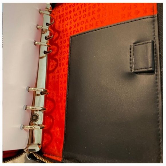 Kate Spade Black and White Polka Dot Planner - Picture 9 of 9